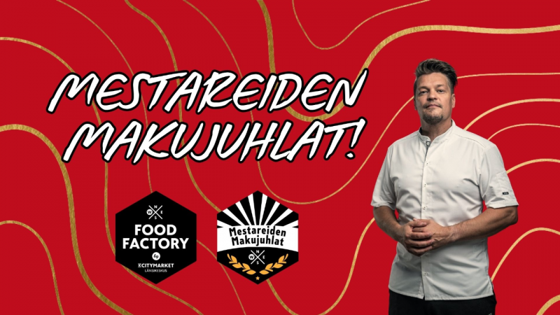 Tervetuloa Mestareiden Makujuhlille perjantaina 12.6. klo 10–15!