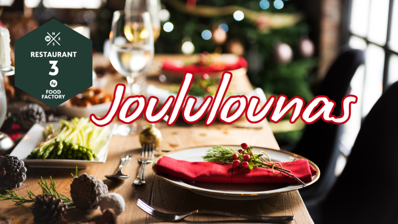 Joululounas Restaurant3:ssa 17.12.2025
