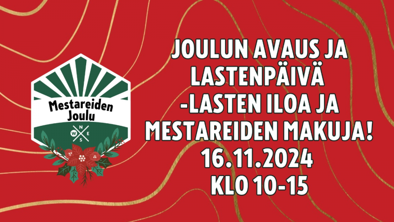 JOULUNAVAUS JA LASTENPÄIVÄ LAUANTAINA 16.11.